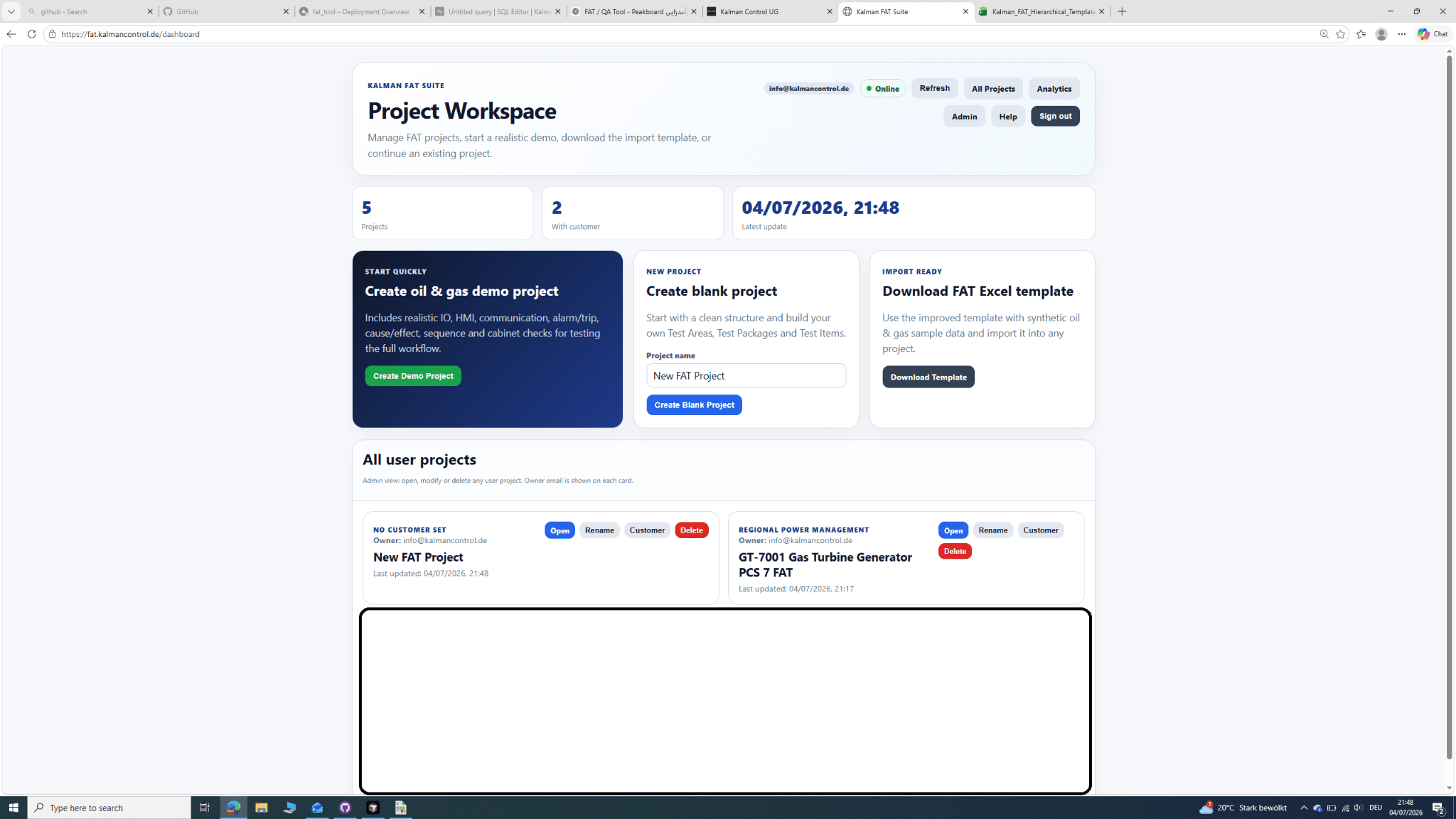 Project Workspace
