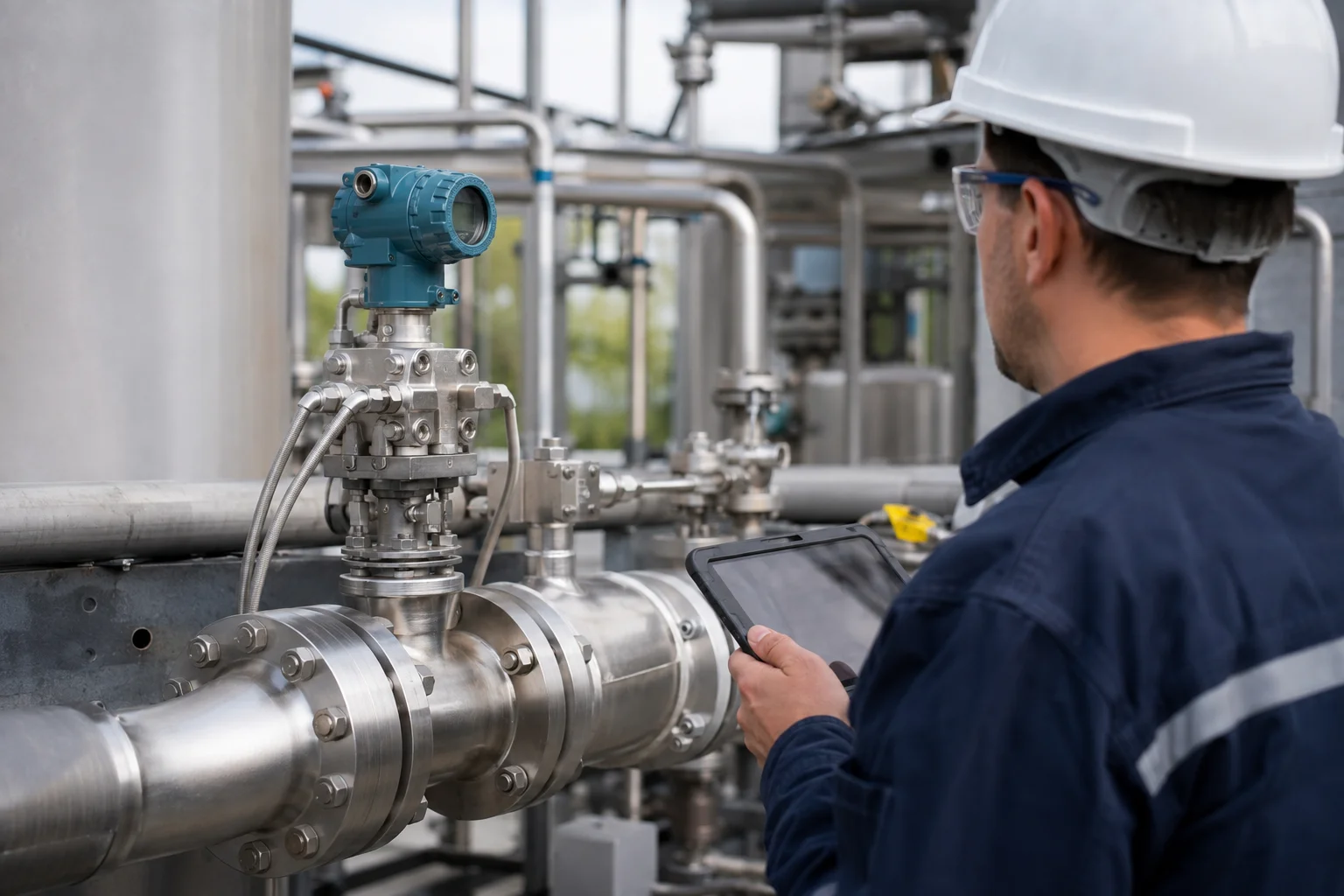 Illustrative industrial equipment inspection